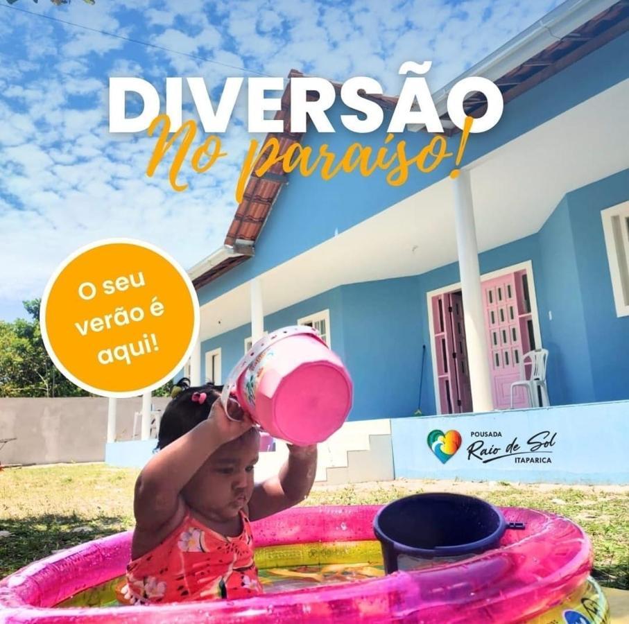Pousada Raio De Sol - Ilha De Itaparica- Catu A 150 M Da Praia 외부 사진